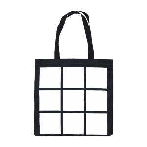 9 Panel Sublimation Shopping Tote bag